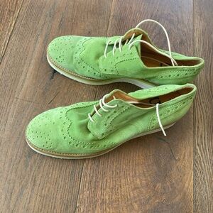 Suede oxfords